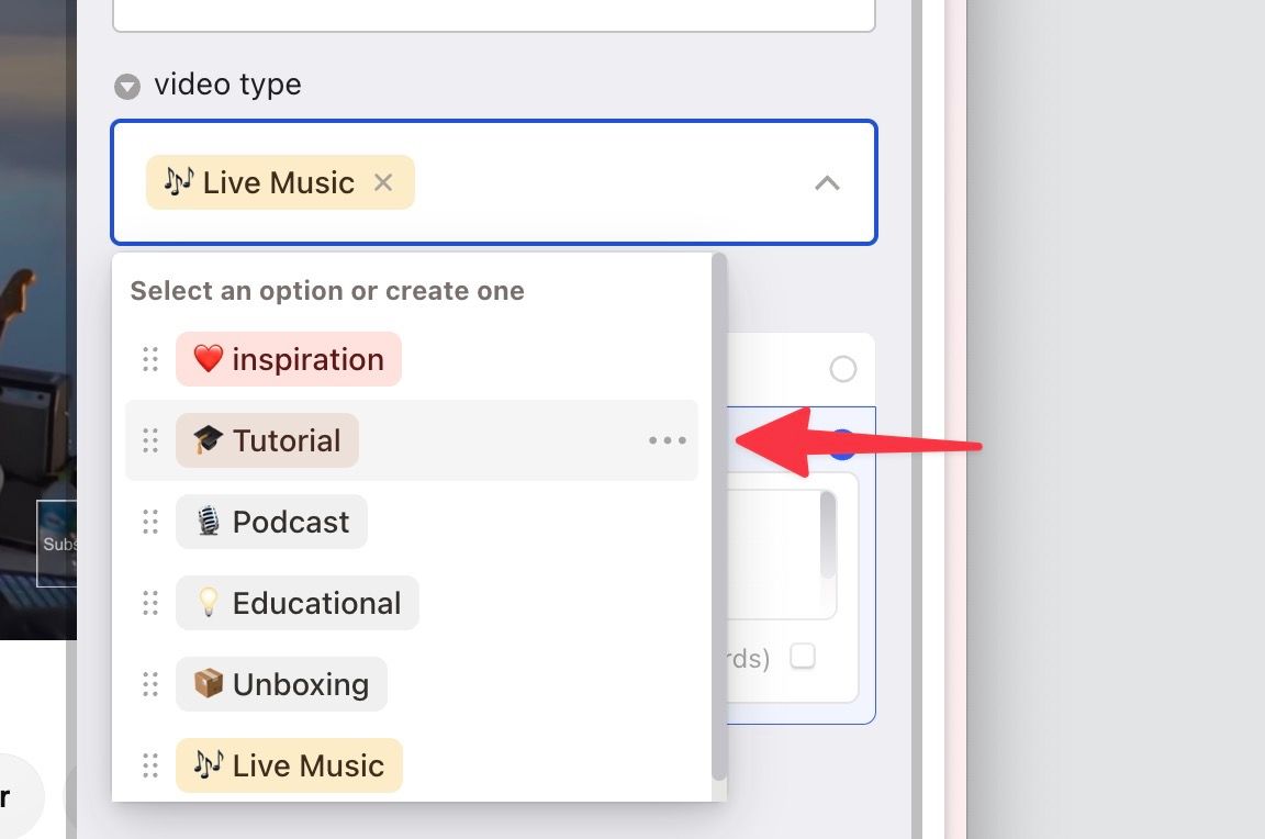 Improvement: Edit tags directly in the extension